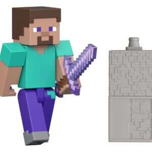 Minecraft Action Figura Steve 8 Cm Mattel
