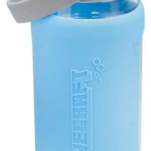 Minecraft Glass Water Bottle With Sleeve Paladone Products