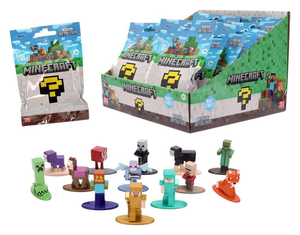 Minecraft Nanofigs Mini Figures 4 Cm Blind Box Jada Toys