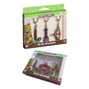Minecraft Portachiavis 3-pack Pmi