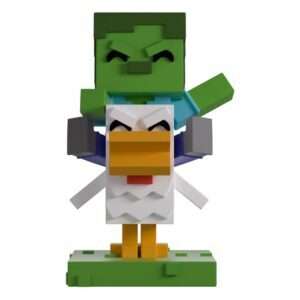Minecraft Vinile Figura Chicken Jockey 12 Cm Youtooz