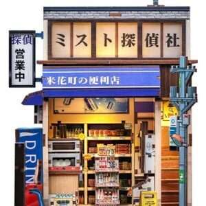 Miniature House Model Kit Beika-cho Convenience Store 22 X 15 Cm CuteBee
