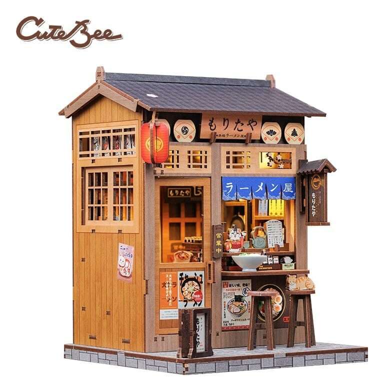 Miniature House Model Kit Morita-Ya 21 X 16 Cm CuteBee