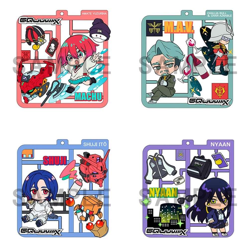 Mobile Suit Gundam Gquuuuuux Plat Collection Portachiavi Megahouse