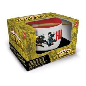 My Hero Academia Ramen Ciotola Con Bacchette Cinesi Jump Stor