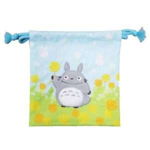 My Neighbor Totoro Laundry Storage Bag Totoro Con Flowers 20 X 19 Cm Marushin