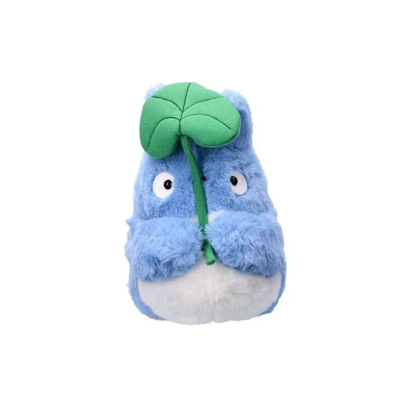 My Neighbor Totoro Nakayoshi Peluche Figura Medium Totoro Con Leaf 20 Cm Semic
