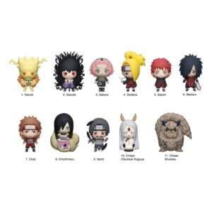 Naruto 3d Pvc Bag Clips Series 6 Con Figura Int.