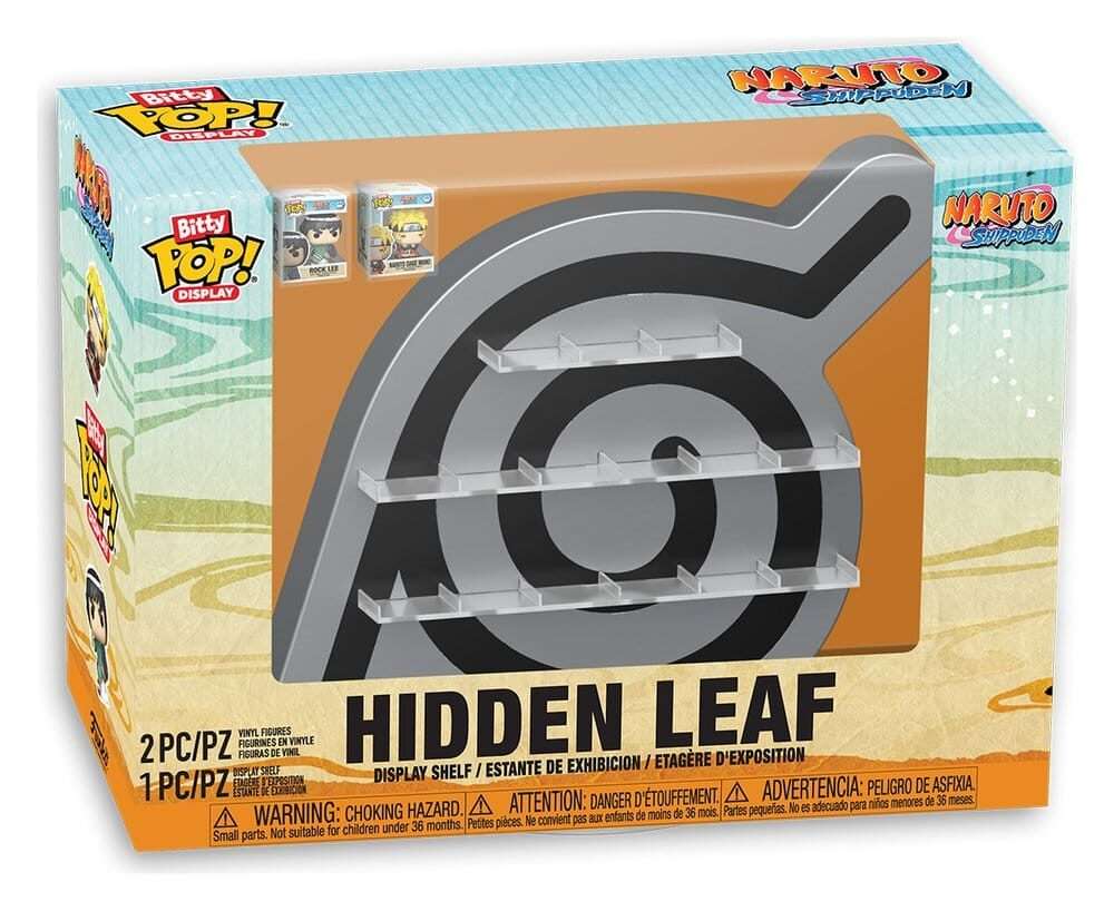 Naruto Bitty Pop! Display Vinile Figures Hidden Leaf Funko