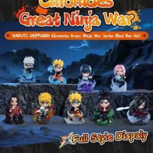 Naruto Shippuden Great Ninja War Blind Box Figura Display (8) Mini Figura Funism