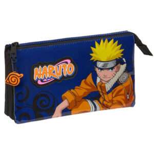 Naruto Shippuden Ninja triple pencil case Safta