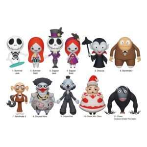 Nightmare Before Natale Ciondolo 3d Pvc Bag Clips Series 7 Con Figure Int.