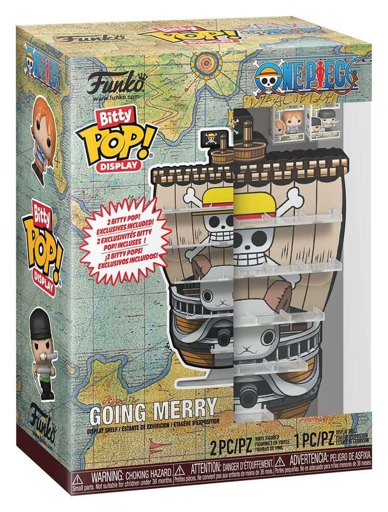 One Piece Bitty Pop! Display Vinile Figures Going Merry Funko