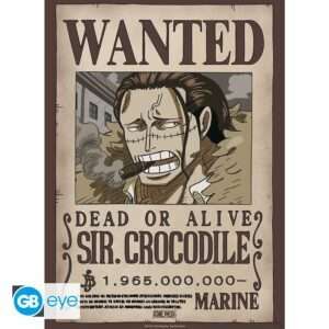 ONE PIECE - Poster Chibi 52x38 - Wanted Crocodile Wano