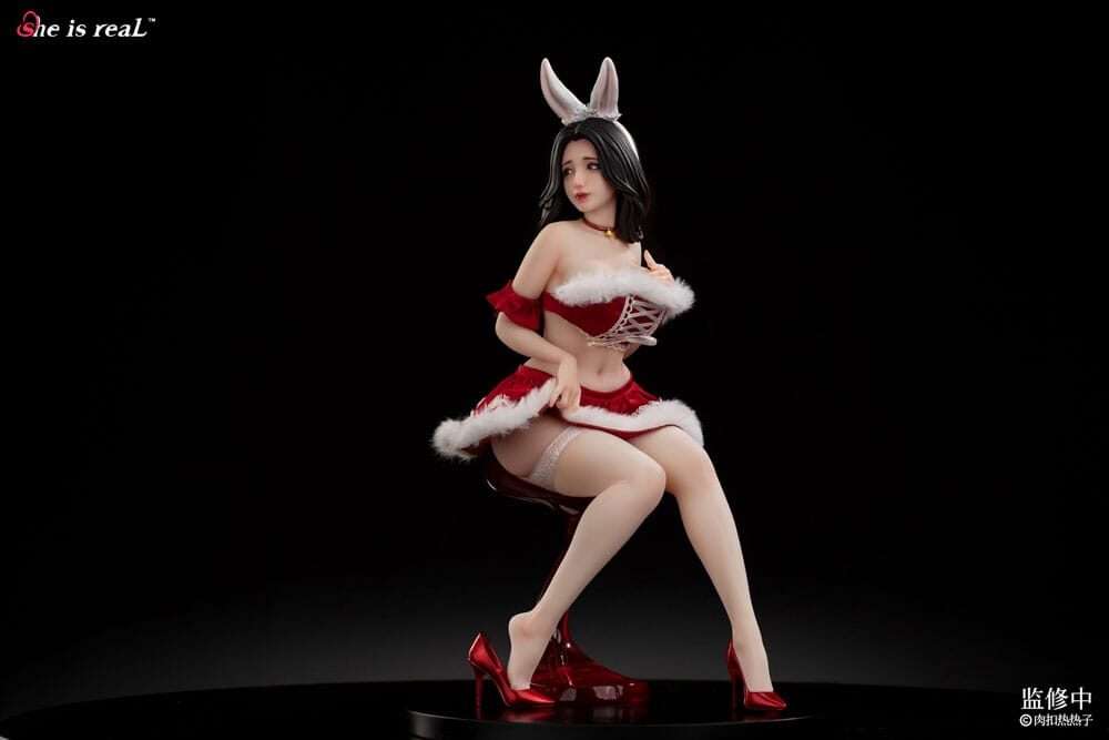 Original Character Pvc Statua 1/5 She Is Real Rou Kou Re Re Zi 33 Cm Bearpanda