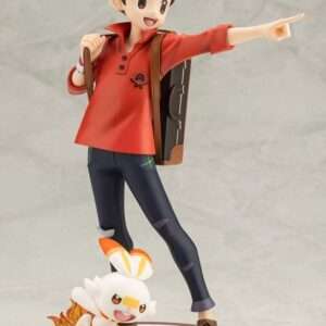 Pokémon Artfxj Statua 1/8 Victor & Scorbunny 21 Cm Kotobukiya