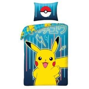 Pokémon Duvet Set Pikachu 140 X 200 Cm / 70 X 90 Cm Halantex