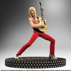 Randy Rhoads Iv Rock Iconz Statua The Early Years Red Version 24 Cm Knucklebonz