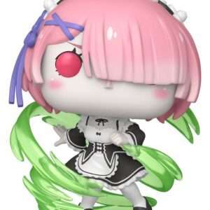 Re:Zero POP! Plus Vinyl Figure Ram (Wind Magic) (Glow) Exclusive 9 Cm Funko