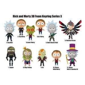 Rick E Morty Pvc Bag Clips Series 3 Con Figure Int.
