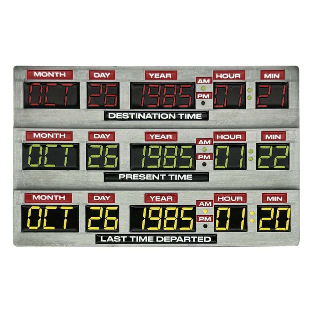 Ritorno Al Futuro Ingot 40th Anniversary Time Circuits Edizione Limitata Fanattik