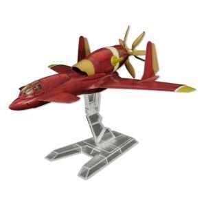 Royal Space Force: The Wings Of Honnêamis Plastica Model Kit 1/72 Honneamise Oukoku Air Force Fighter Schira-dow 3rd (single Sea