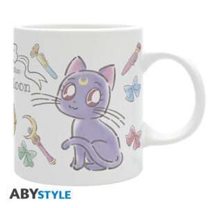 Sailor Moon - Tazza - 320 Ml - Luna & Artemis Chibi - Subli Matte