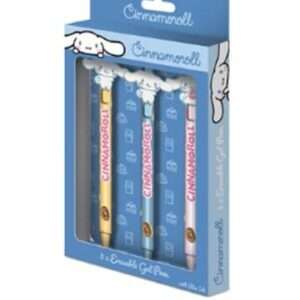 Sanrio Erasable Gel Pen 3-Pack Cinnamoroll Pyramid International