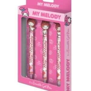 Sanrio Erasable Gel Pen 3-Pack My Melody Pyramid International