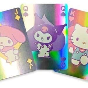Sanrio Playing Cards Hello Kitty & Friends Cupcake French-suited Deck Holographic Sakami Merchandise