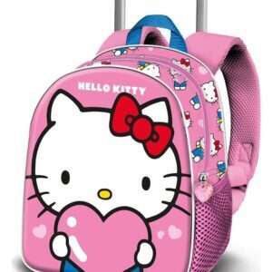 Sanrio Small 3d Zaino Con Wheels Hello Kitty Heart Karactermania