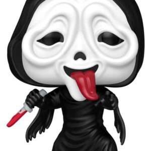 Scream Pop! Vinile Figura Ghost Face Con Tongue 9 Cm Funko