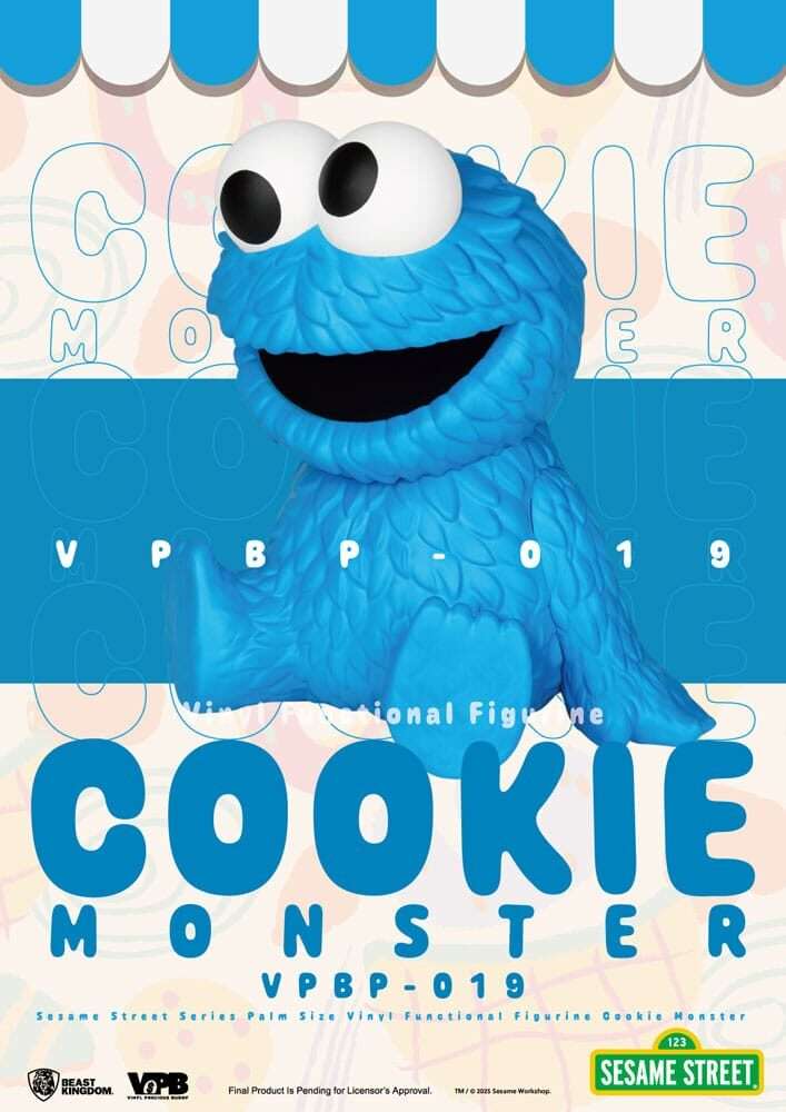 Sesame Street Piggy Vinile Bank Cookie Monster 12 Cm Beast Kingdom Toys