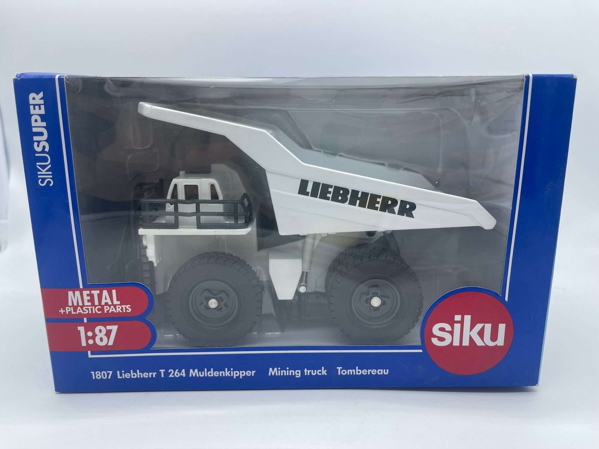 SIKU SK1807 Autocarro con cassone ribaltabile Liebherr T 264 1:87 Modellino