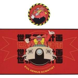 Sonic - The Hedgehog Desk Pad & Sottobicchiere Set Dr. Eggman Fanattik
