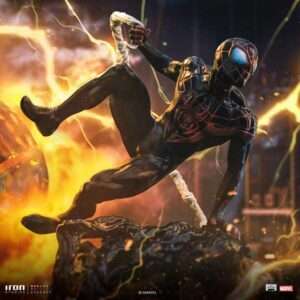 SPIDER-MAN VS VILL MILES MORALES 1/10 ST Statua Iron Studios