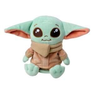 Star Wars The Mandalorian Peluche Figura Grogu Shoulder Rider 12 Cm Simba