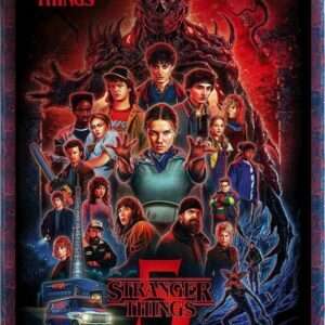 Stranger Things Jigsaw Puzzle Season 5 (1000 Pezzi) Clementoni