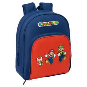 Super Mario Bros Mamma Mia Regolabile Zaino 34cm Safta