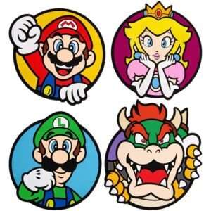 Super Mario Coaster 4-Pack Paladone Products