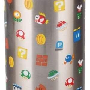 Super Mario Metal Water Bottle With Carry Loop Paladone Products