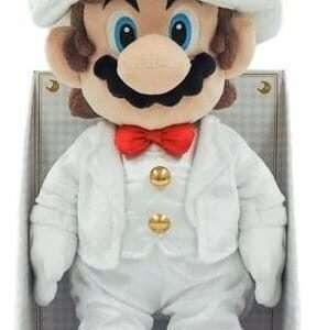 Super Mario Peluche Figura Mario Wedding 39 Cm Sanei