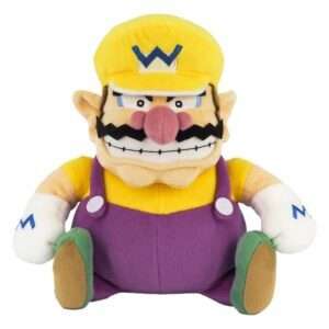 Super Mario Peluche Figura Wario 25 Cm Sanei