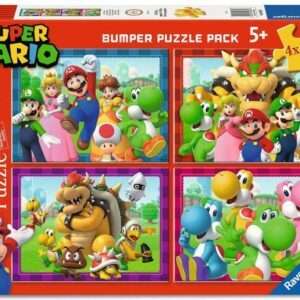 Super Mario Puzzle 4-pack Time For Mario! (4x100 Pezzi) Ravensburger