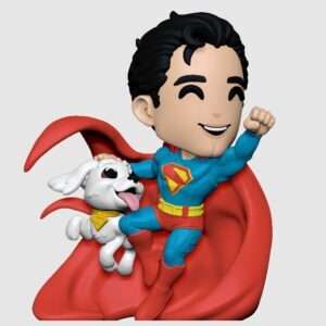 Superman 2025 Vinile Figura Superman & Krypto 13 Cm Youtooz