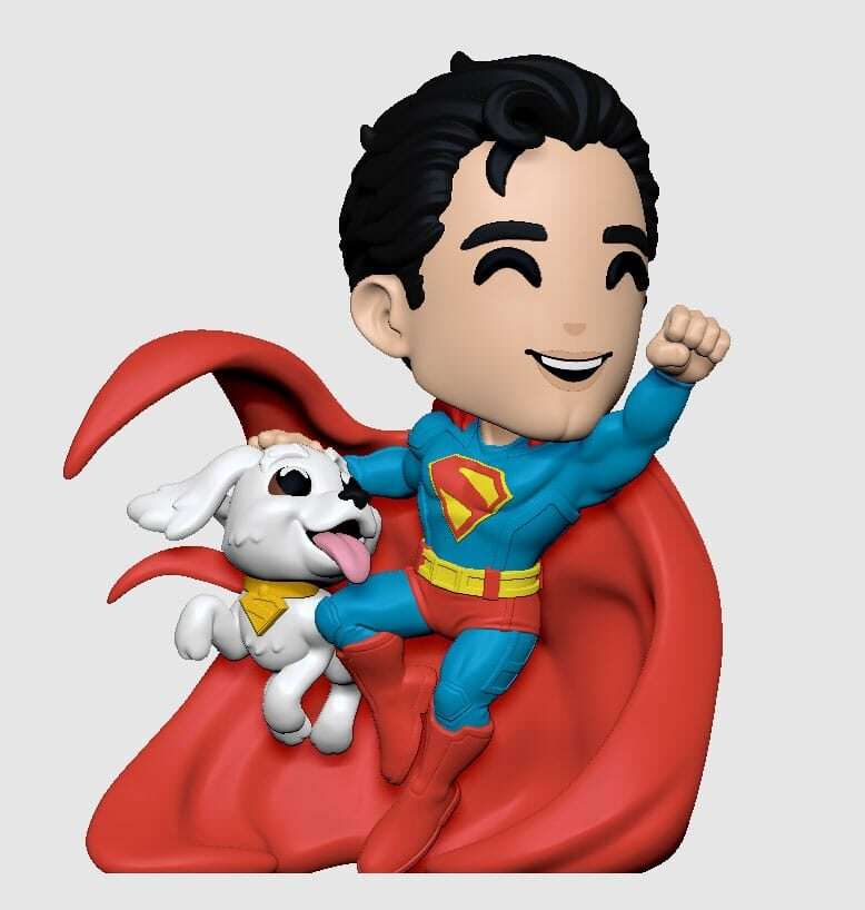 Superman 2025 Vinile Figura Superman & Krypto 13 Cm Youtooz