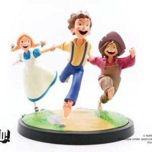 The Adventures Of Tom Sawyer Animated! Statua Tom, Huck & Becky 23 Cm Lmz Collectibles