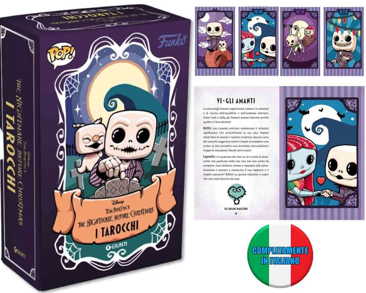 The Nightmare Before Natale Funko Pop Edition Tarocchi Box Set Carte Da Gioco Giunti Editore