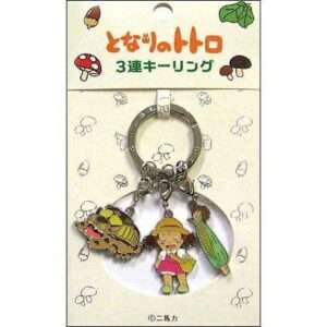 Totoro 3 Ciondolos Portachiavi B Portachiavi Studio Ghibli