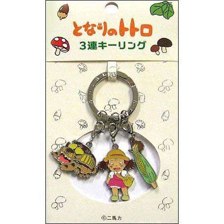 Totoro 3 Ciondolos Portachiavi B Portachiavi Studio Ghibli